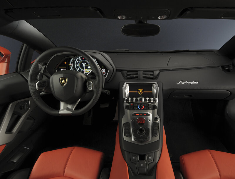 Lamborghini interior dashboard