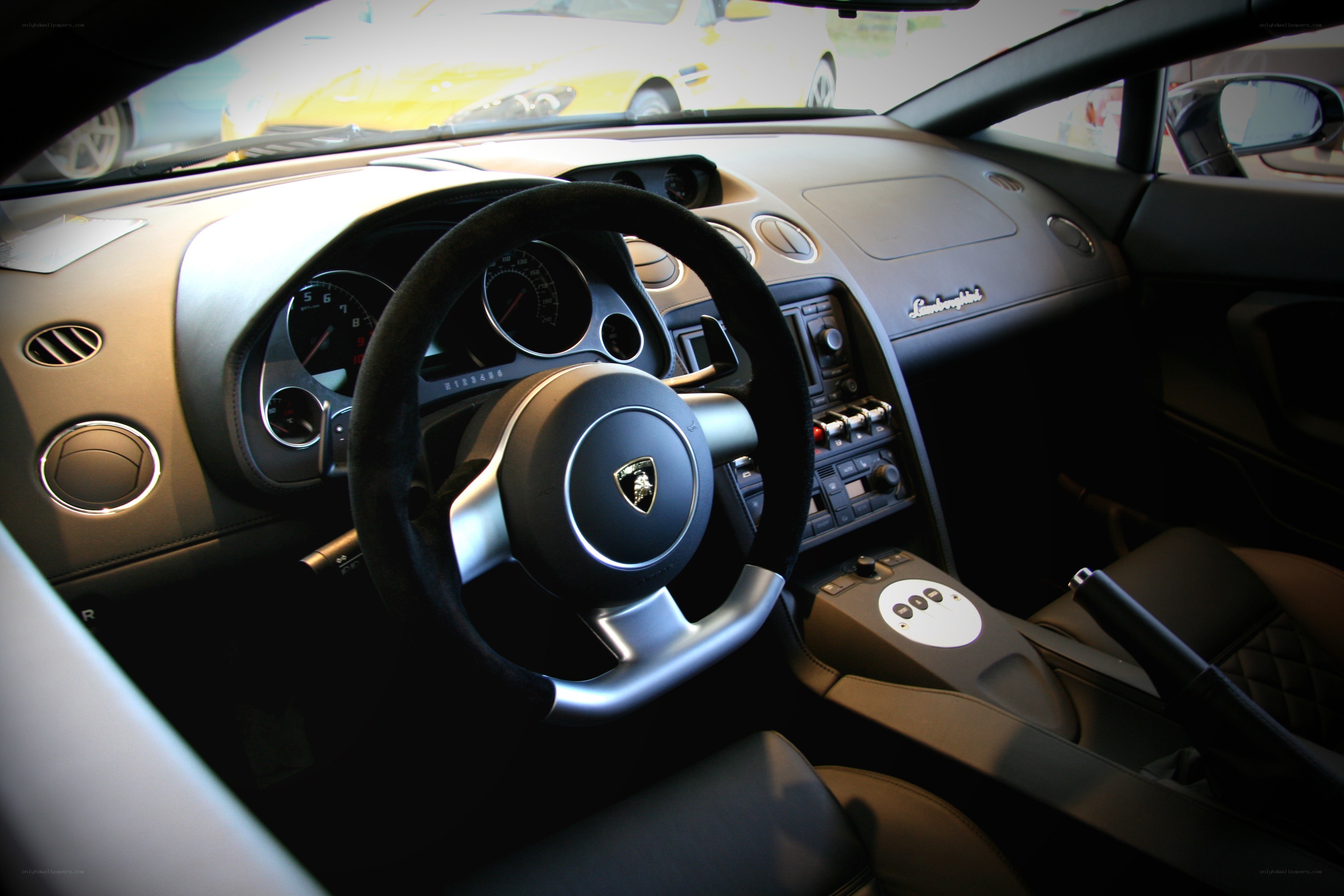 Lamborghini interior dashboard