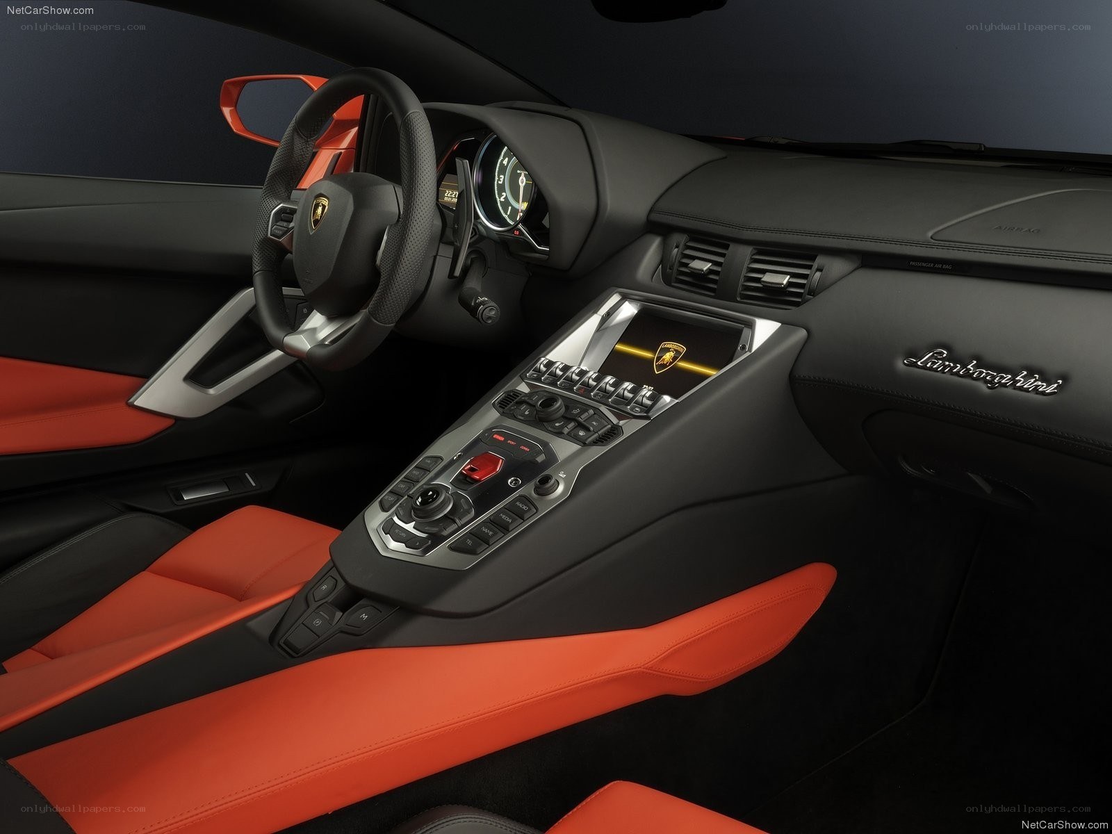 Lamborghini interior dashboard