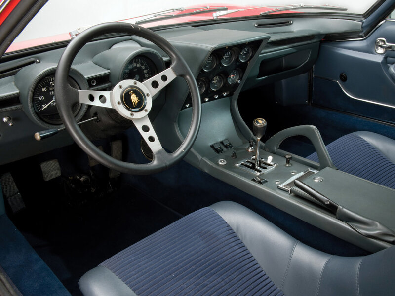 Lamborghini interior dashboard