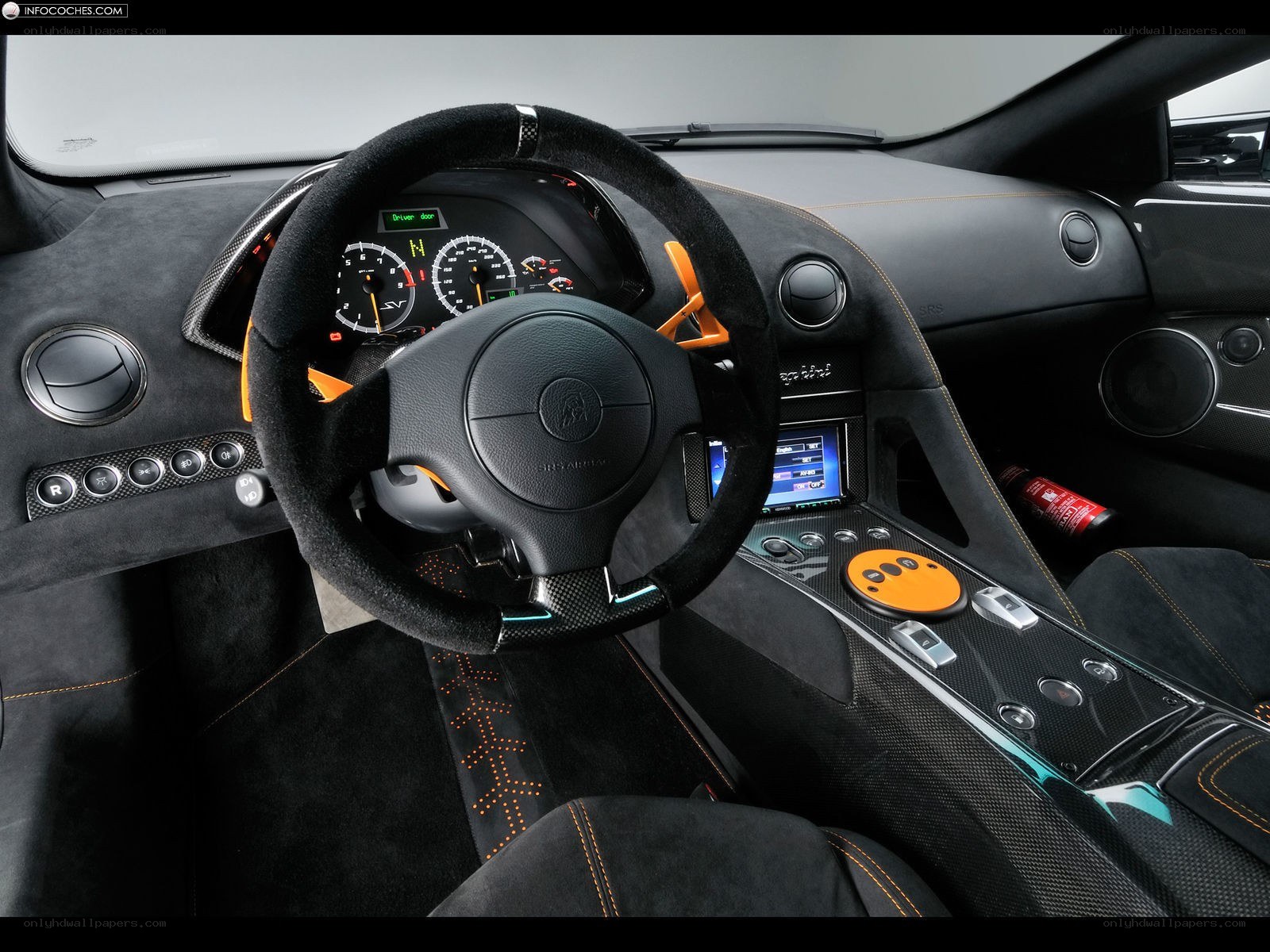 Lamborghini interior dashboard