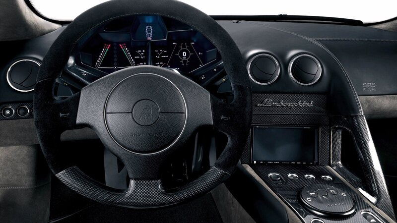 Lamborghini interior dashboard