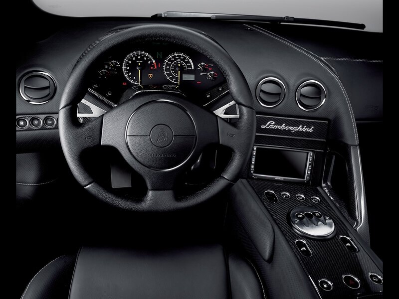 Lamborghini interior dashboard