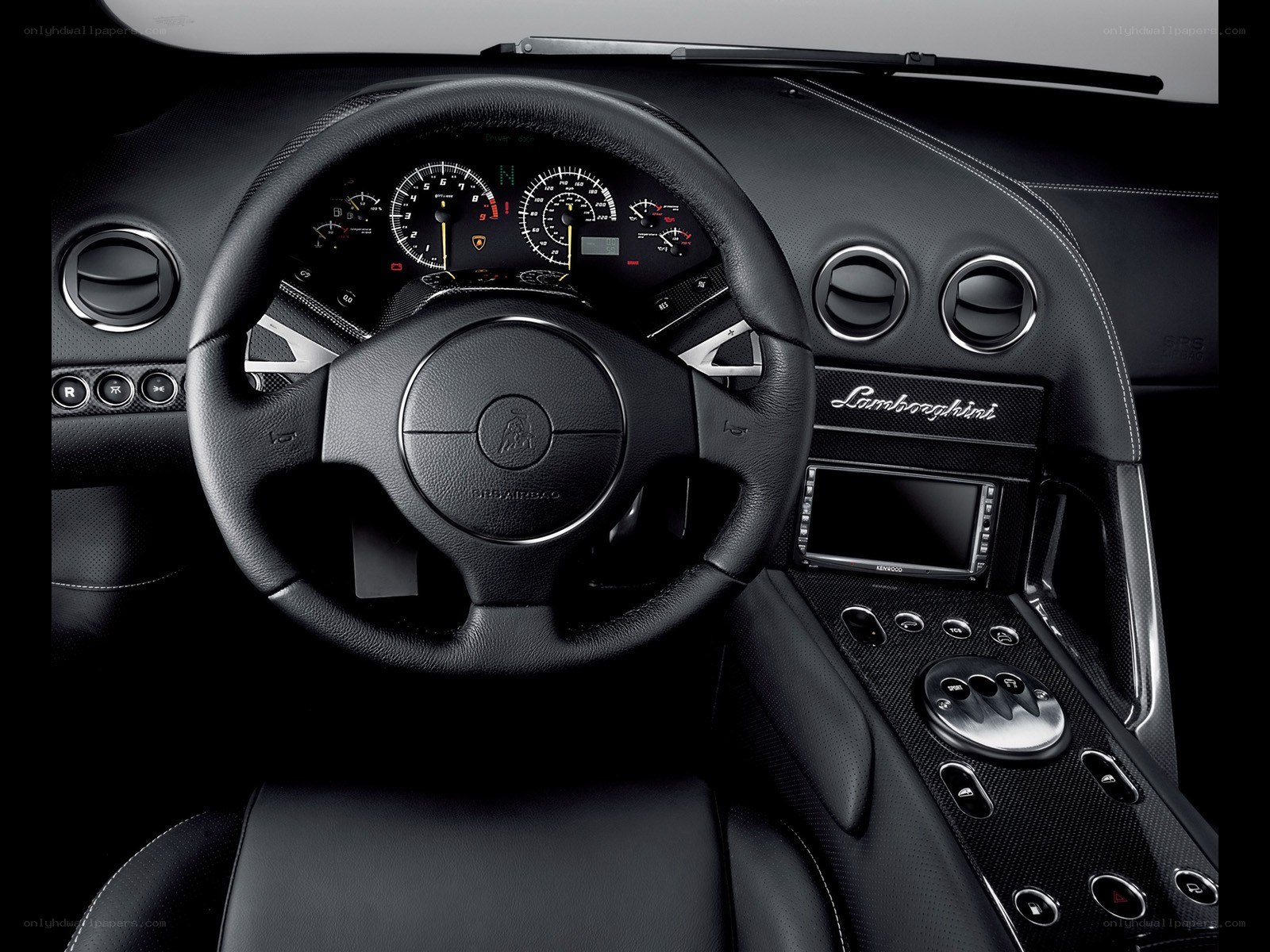 Lamborghini interior dashboard