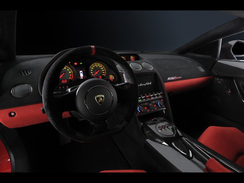 Lamborghini interior dashboard