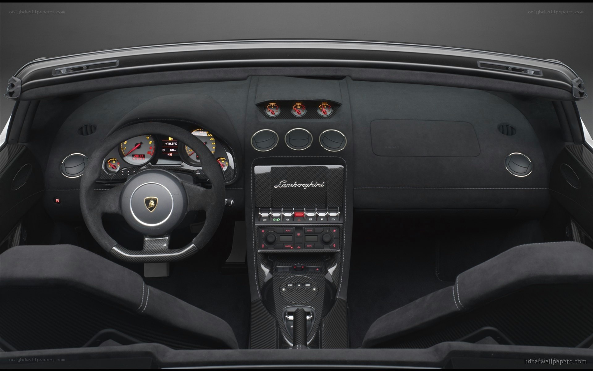 Lamborghini interior dashboard