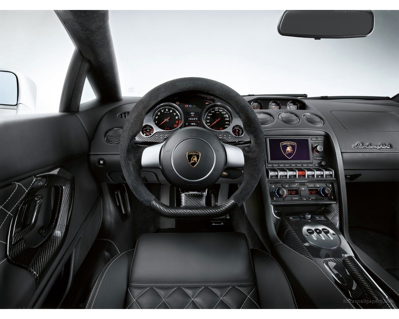 Lamborghini interior dashboard