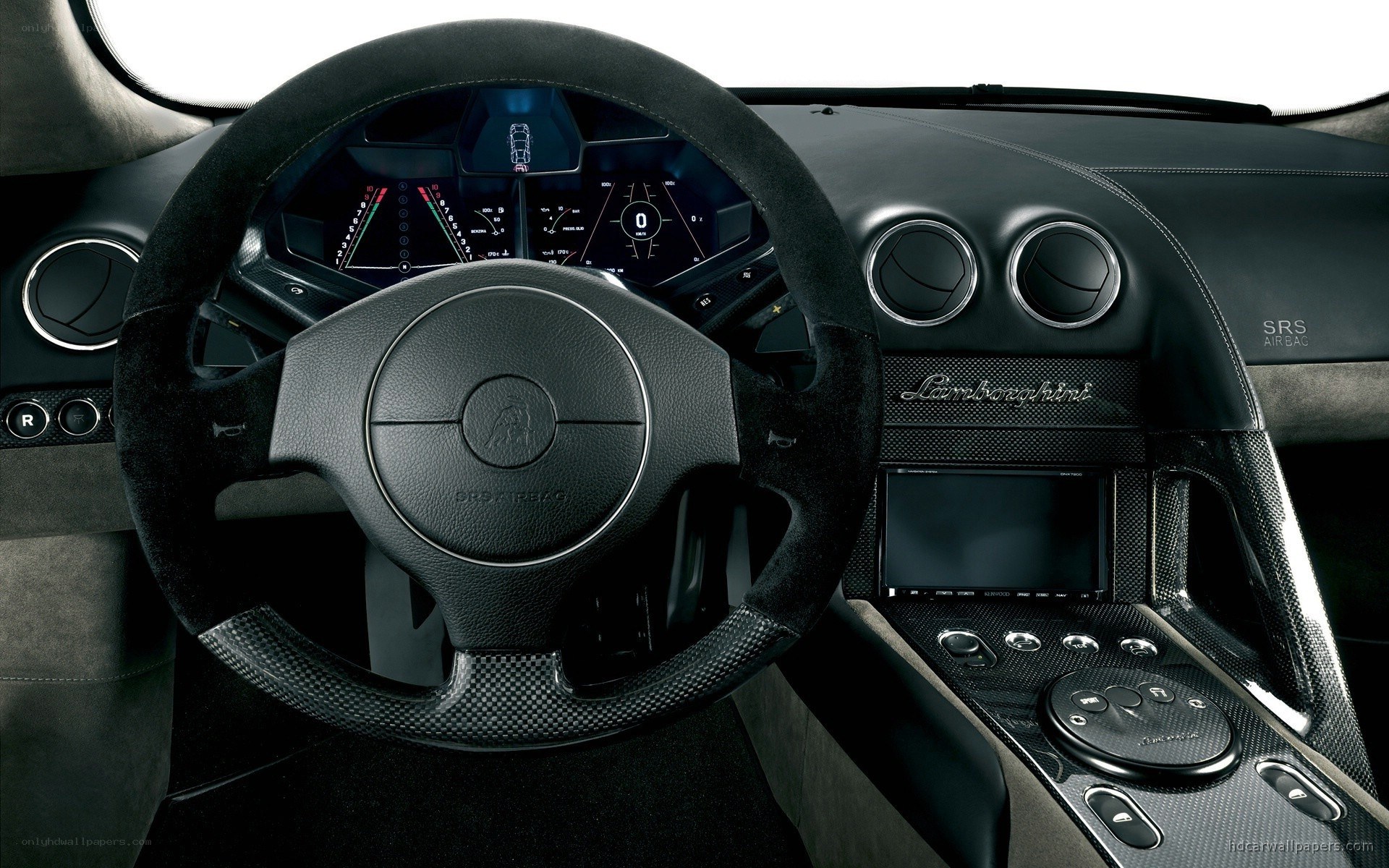 Lamborghini interior dashboard