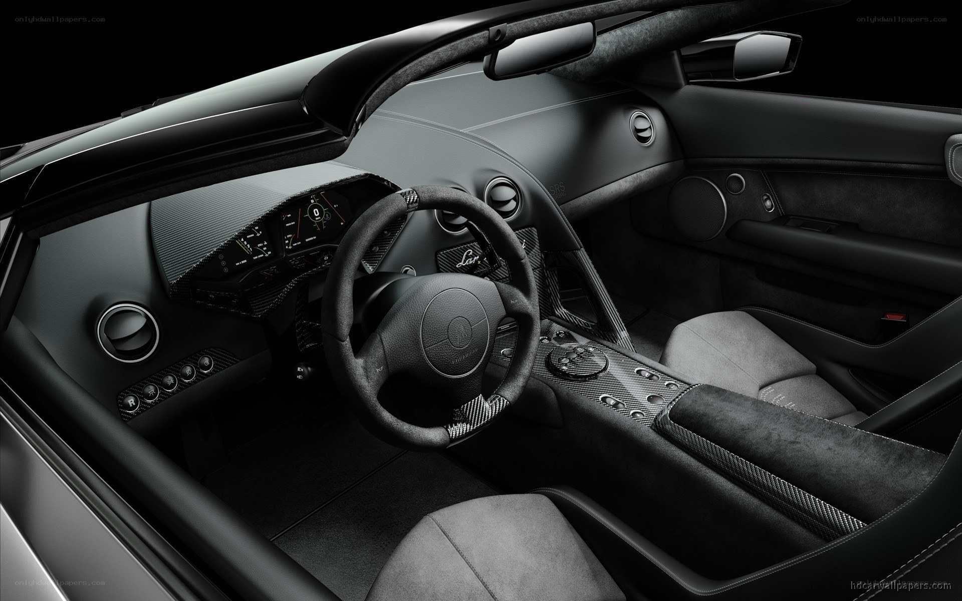 Lamborghini interior dashboard