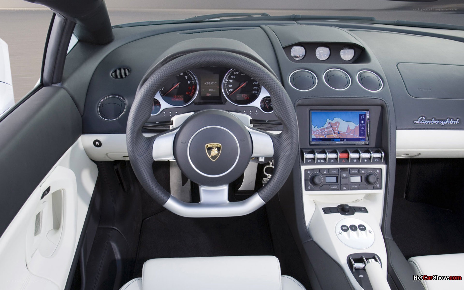 Lamborghini interior dashboard