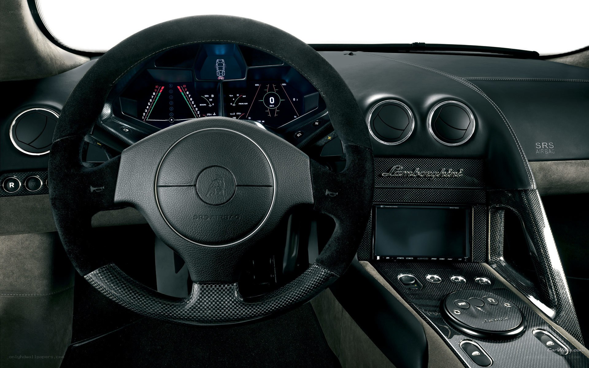 Lamborghini interior dashboard