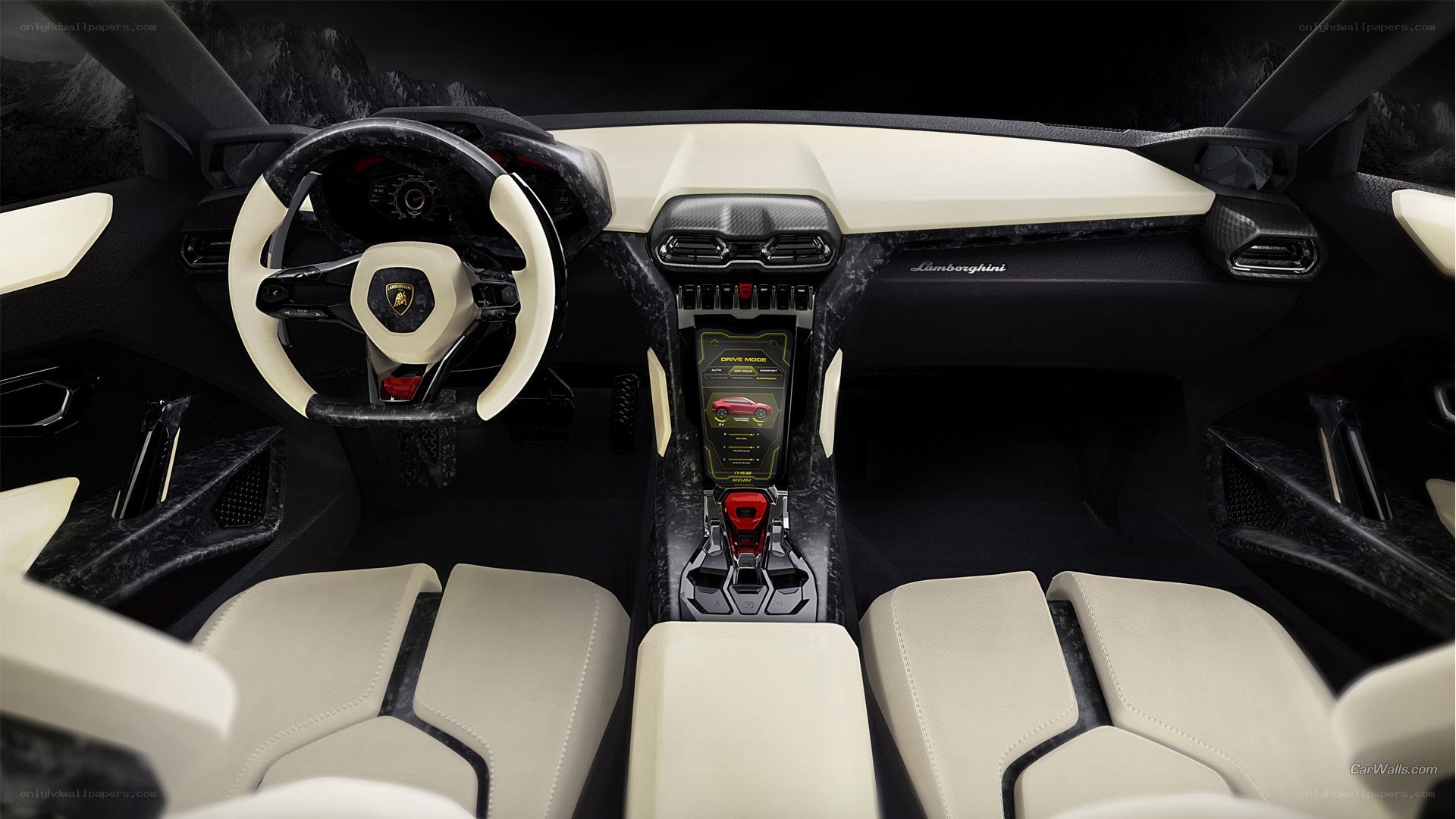 Lamborghini interior design