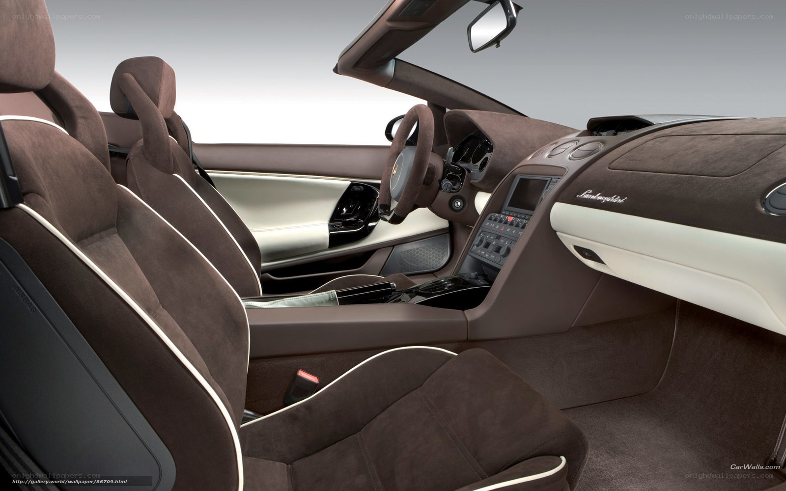Lamborghini interior details