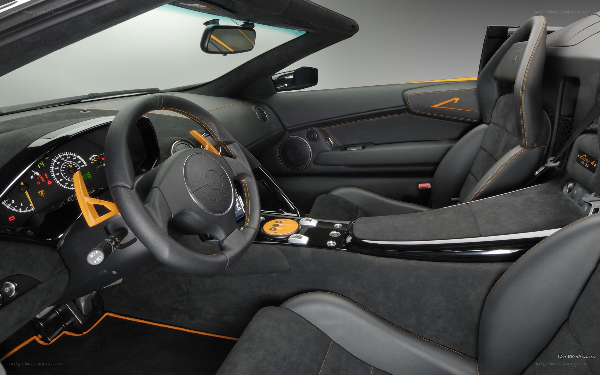 Lamborghini interior details