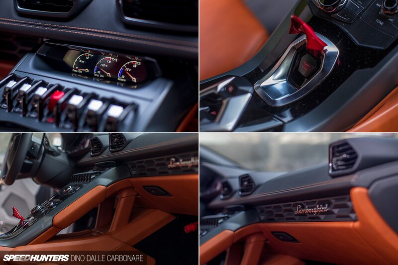 Lamborghini Interior — Orange