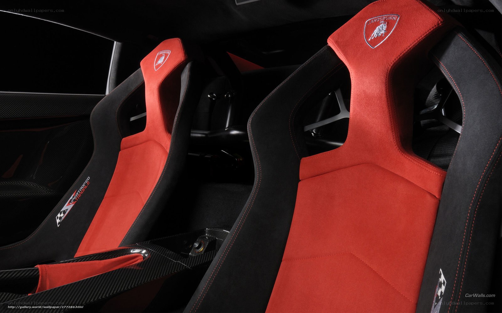 Lamborghini interior seats