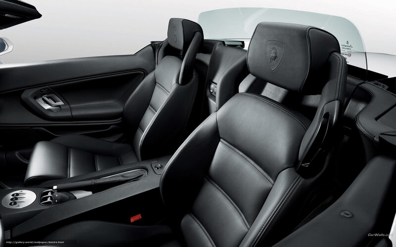 Lamborghini interior seats