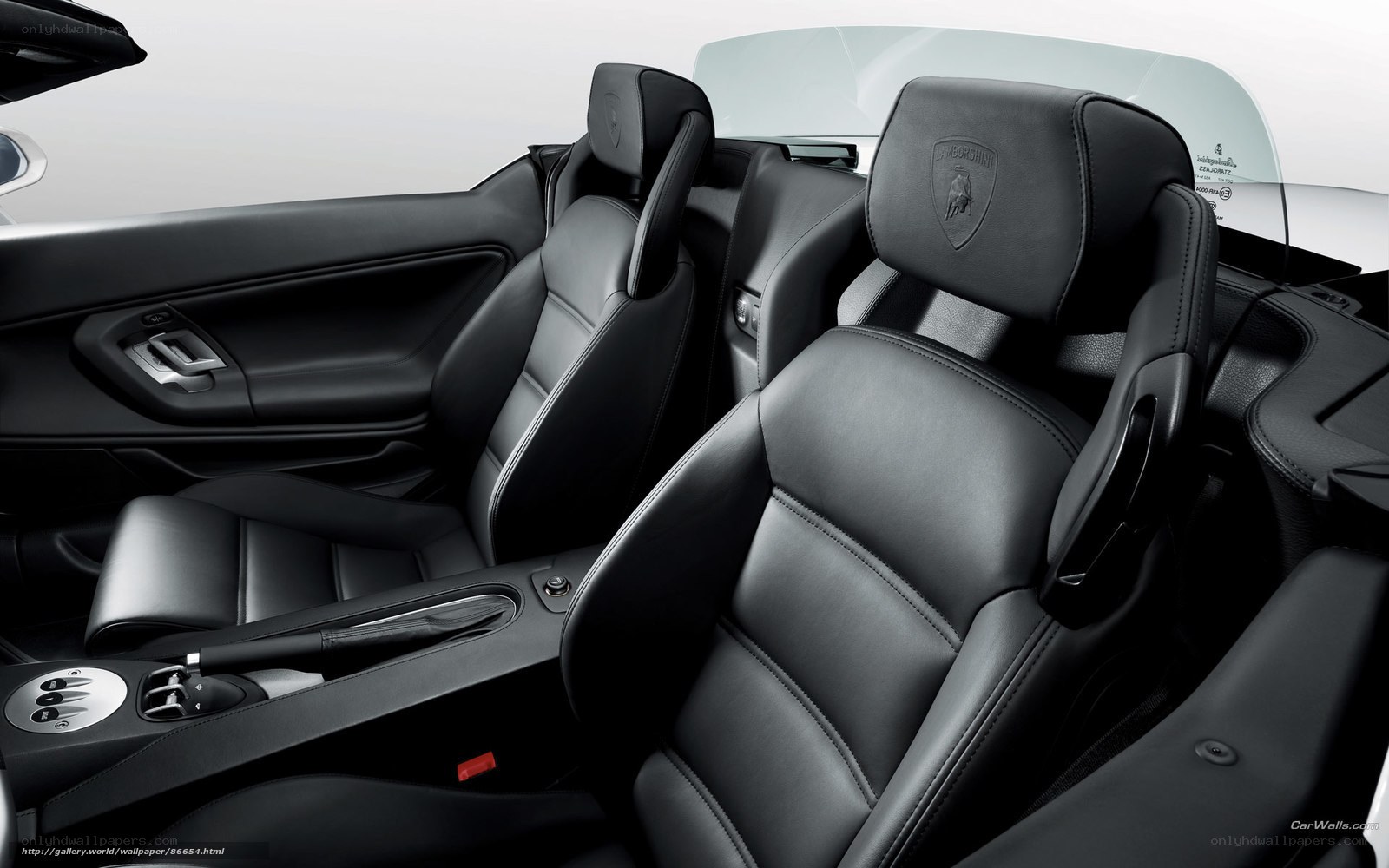 Lamborghini interior seats