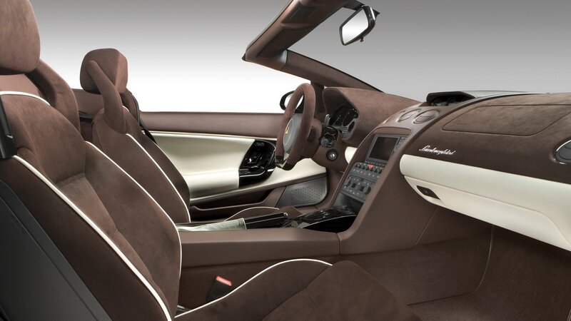 Lamborghini interior view