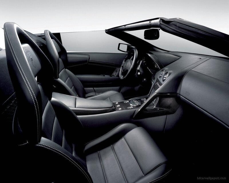 Lamborghini interior view
