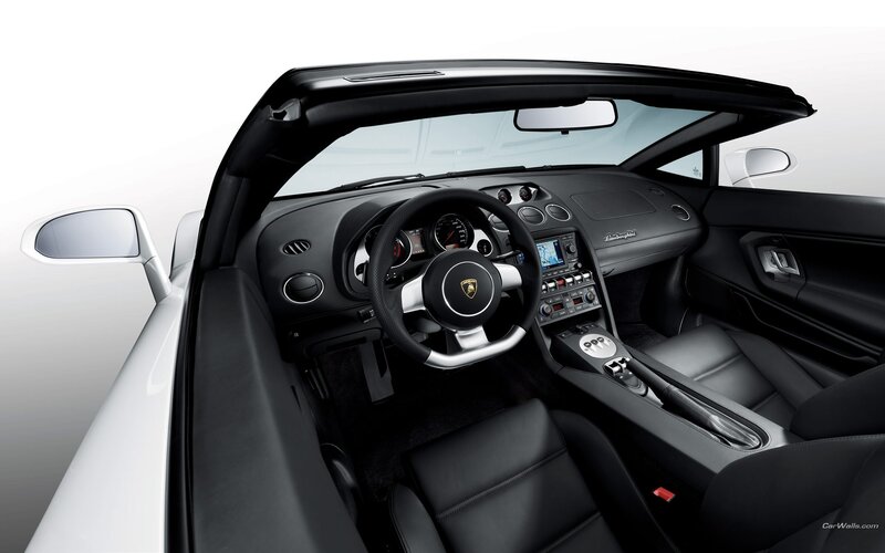 Lamborghini interior view