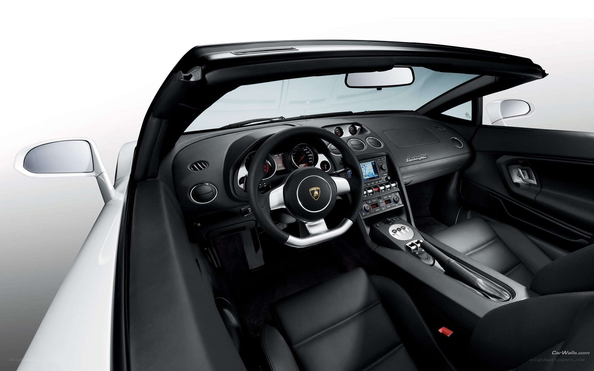 Lamborghini interior view