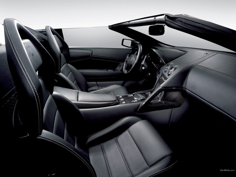 Lamborghini interior view