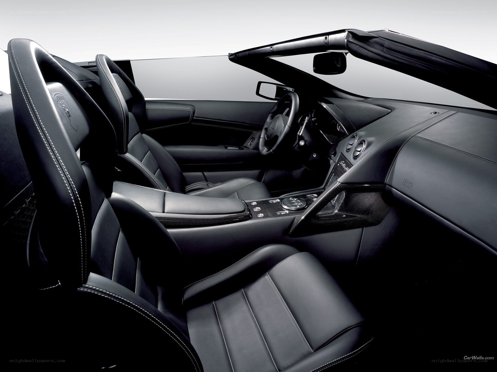 Lamborghini interior view
