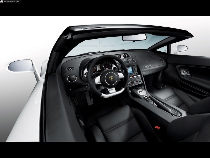 Lamborghini interior view