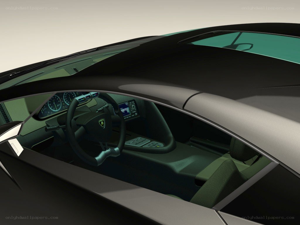 Lamborghini interior view