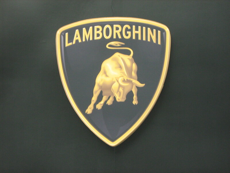Lamborghini Logo — Black, Neutral