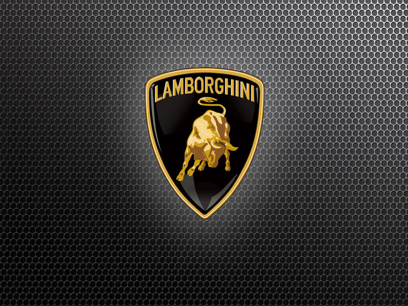 Lamborghini Logo — Black, Sleek