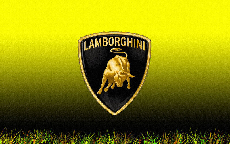 Lamborghini Logo — Yellow