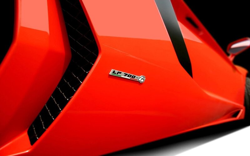 Lamborghini LP 700-4 badge