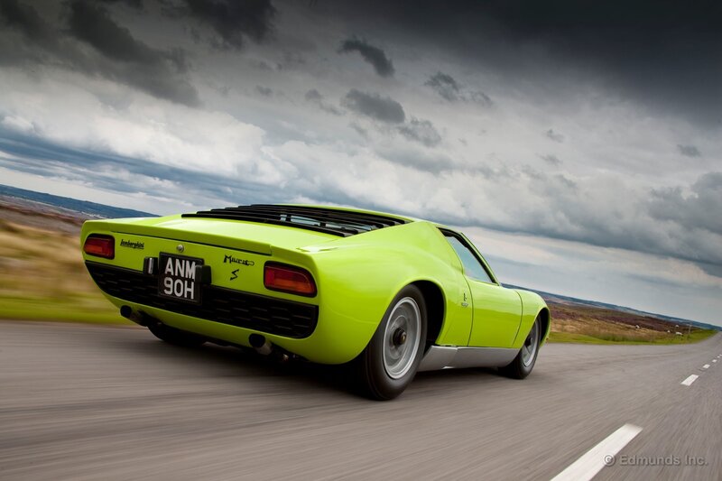 Lamborghini Miura in motion
