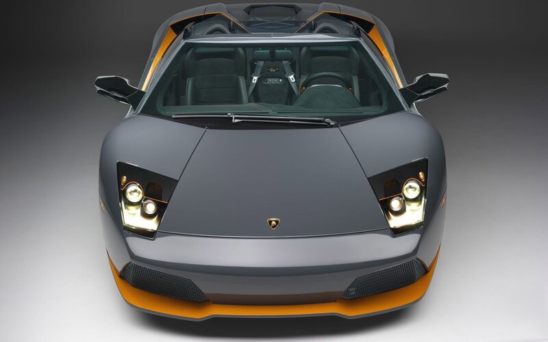 Lamborghini Murcielago — Gray, Dramatic, Photograph