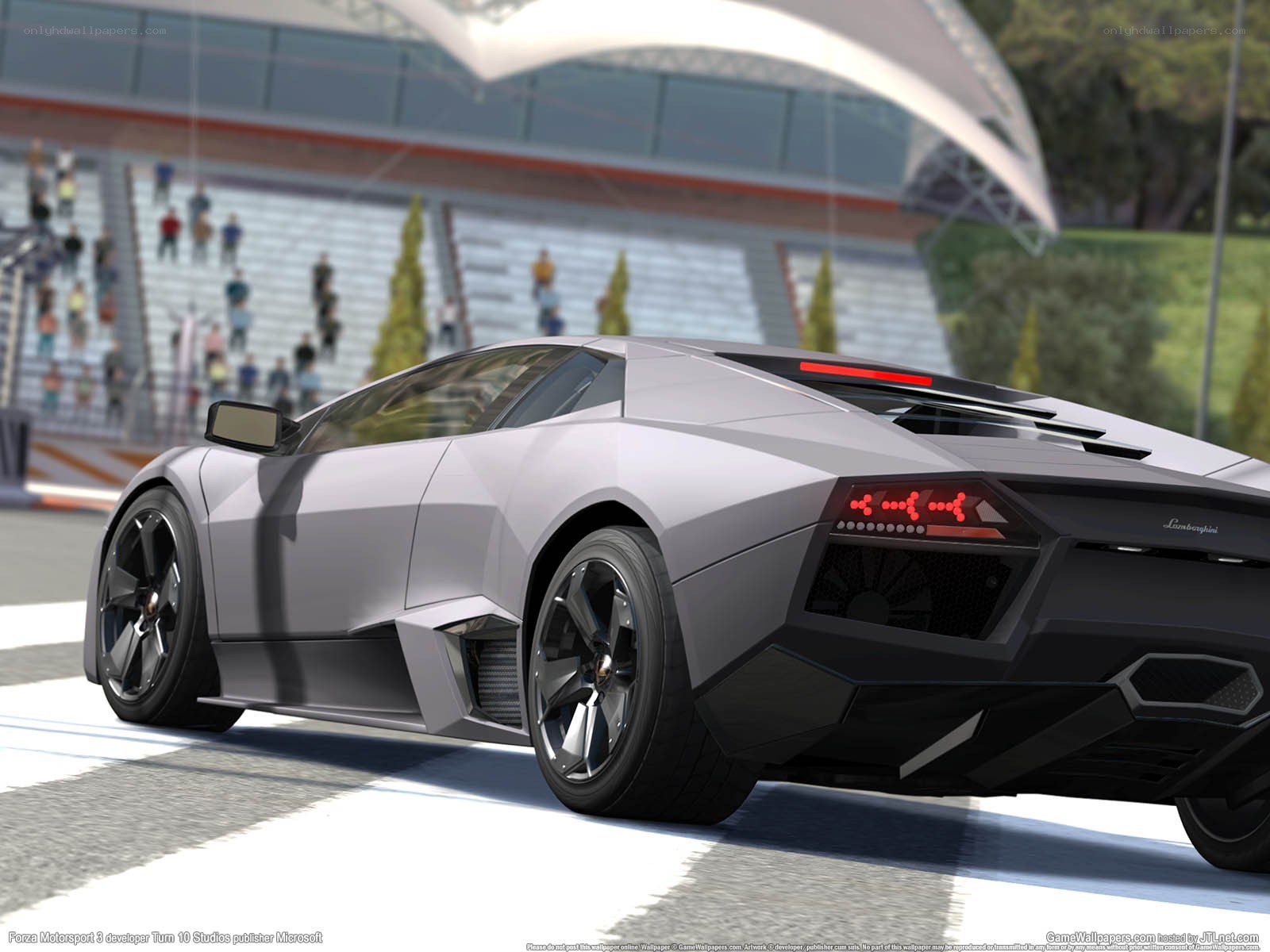 Lamborghini on a racetrack
