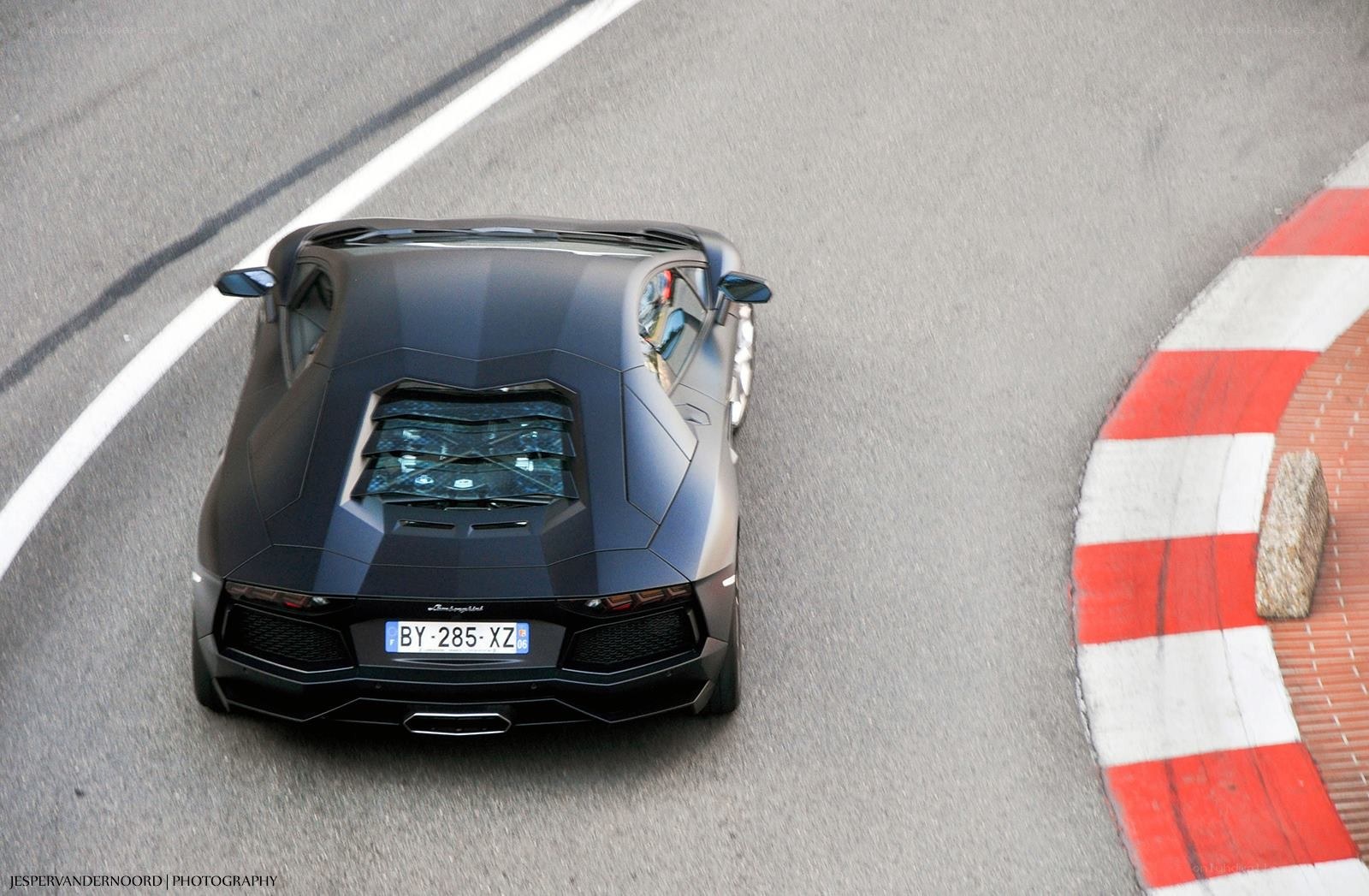 Lamborghini on a racetrack