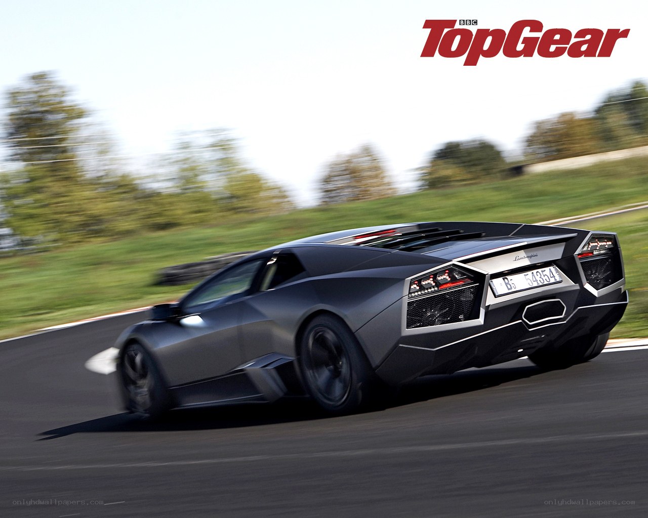 Lamborghini on a racetrack
