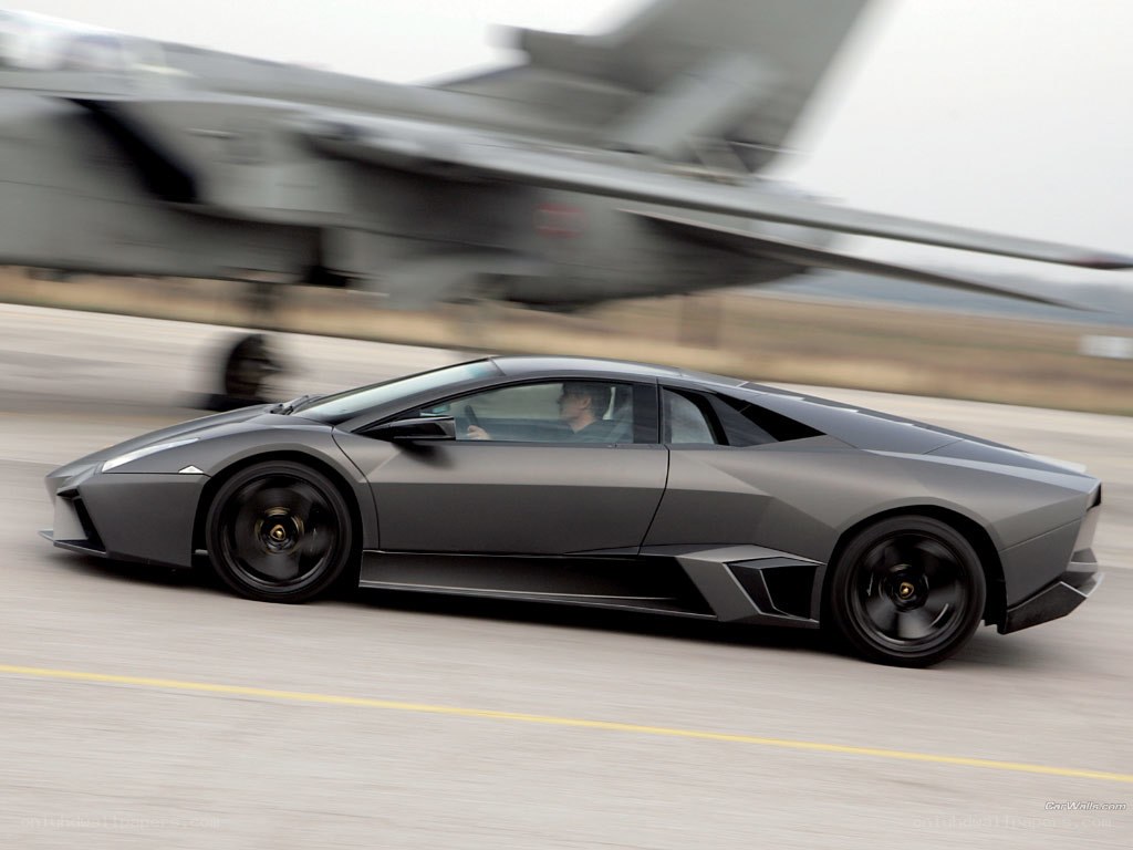Lamborghini on a runway