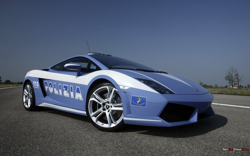 Lamborghini police car