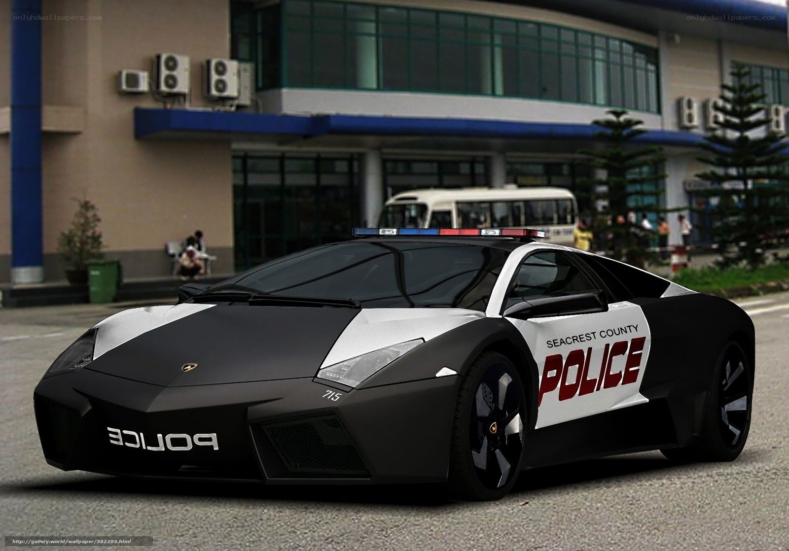 Lamborghini police car