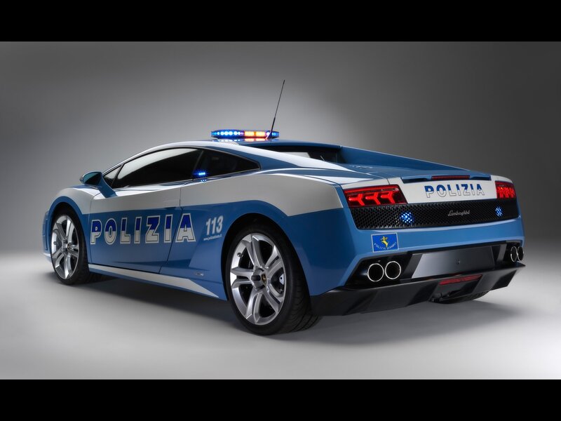 Lamborghini police car
