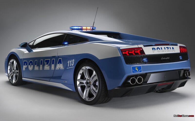 Lamborghini police car