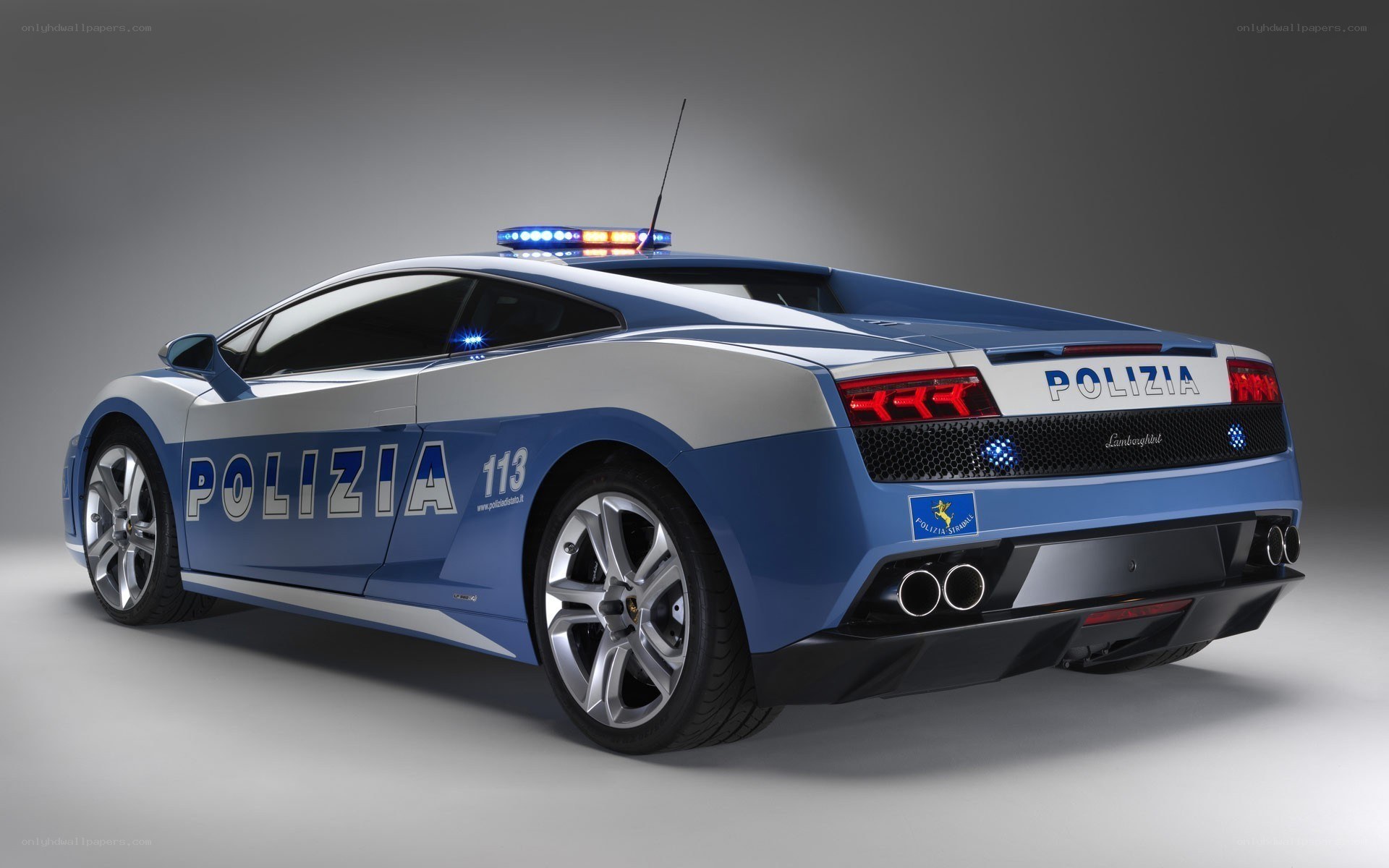 Lamborghini police car