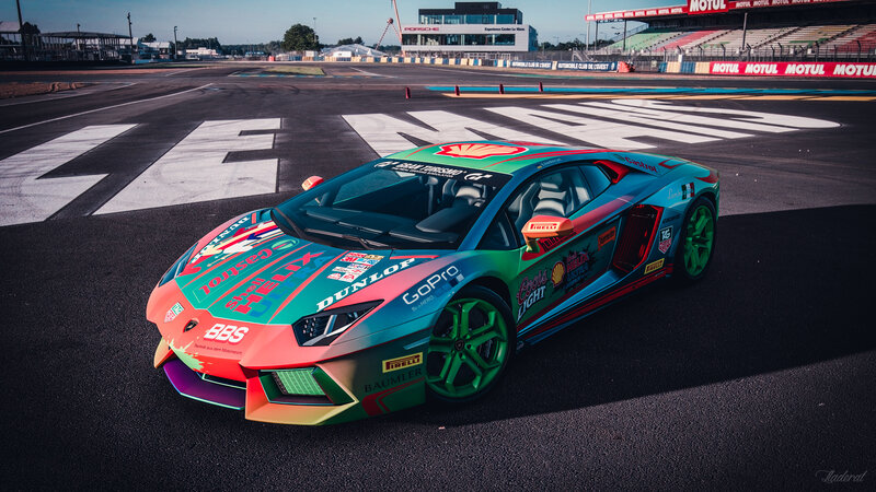 Lamborghini Race Car — Red