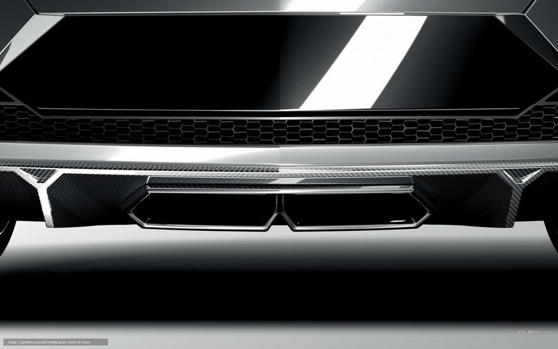 Lamborghini rear bumper design