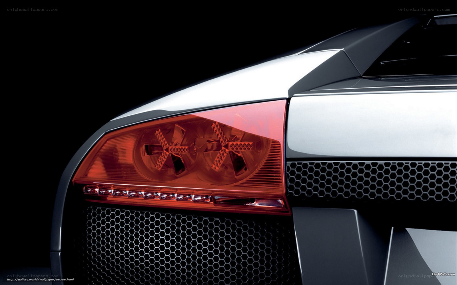 Lamborghini rear light detail