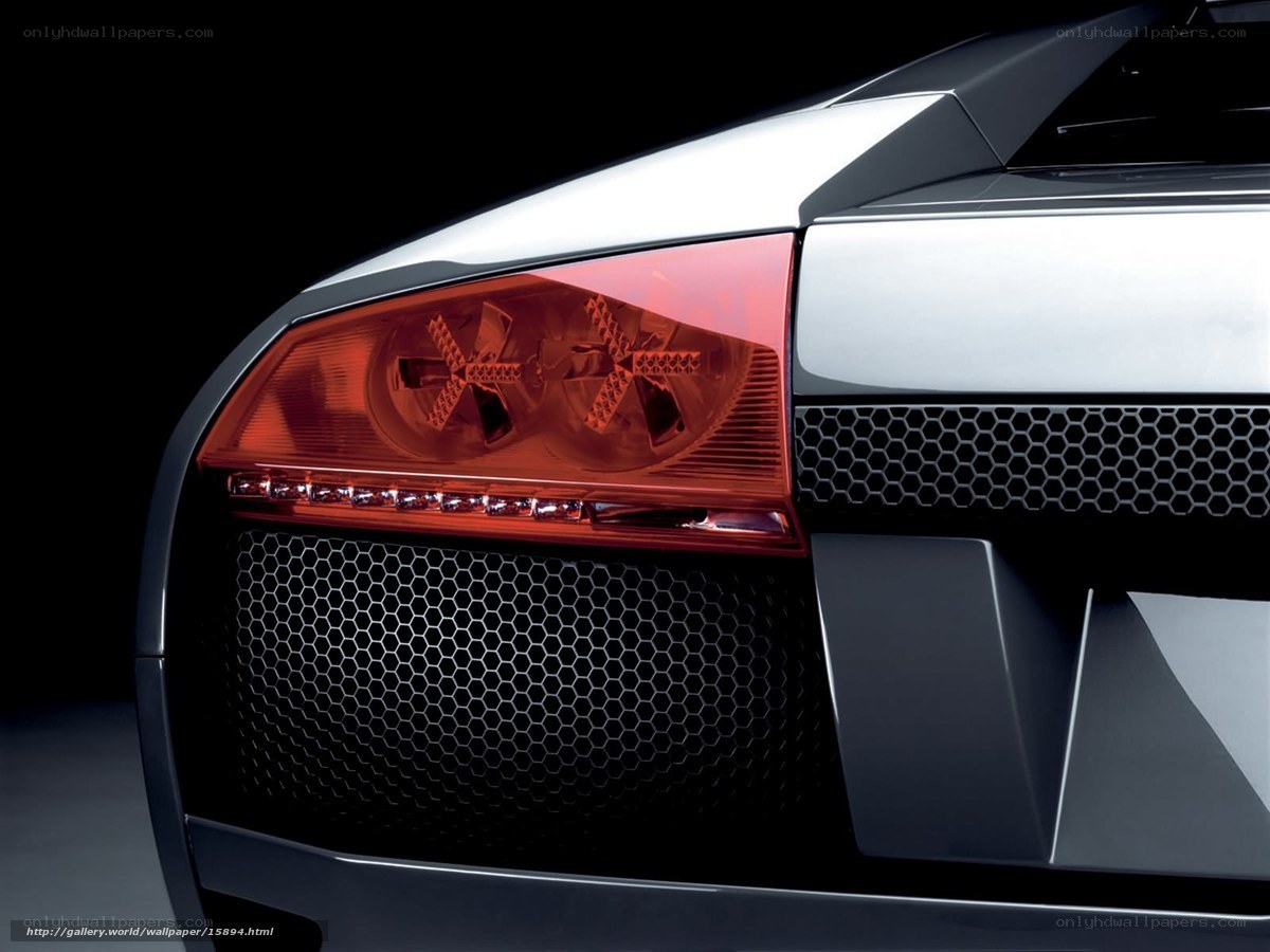 Lamborghini rear taillight detail