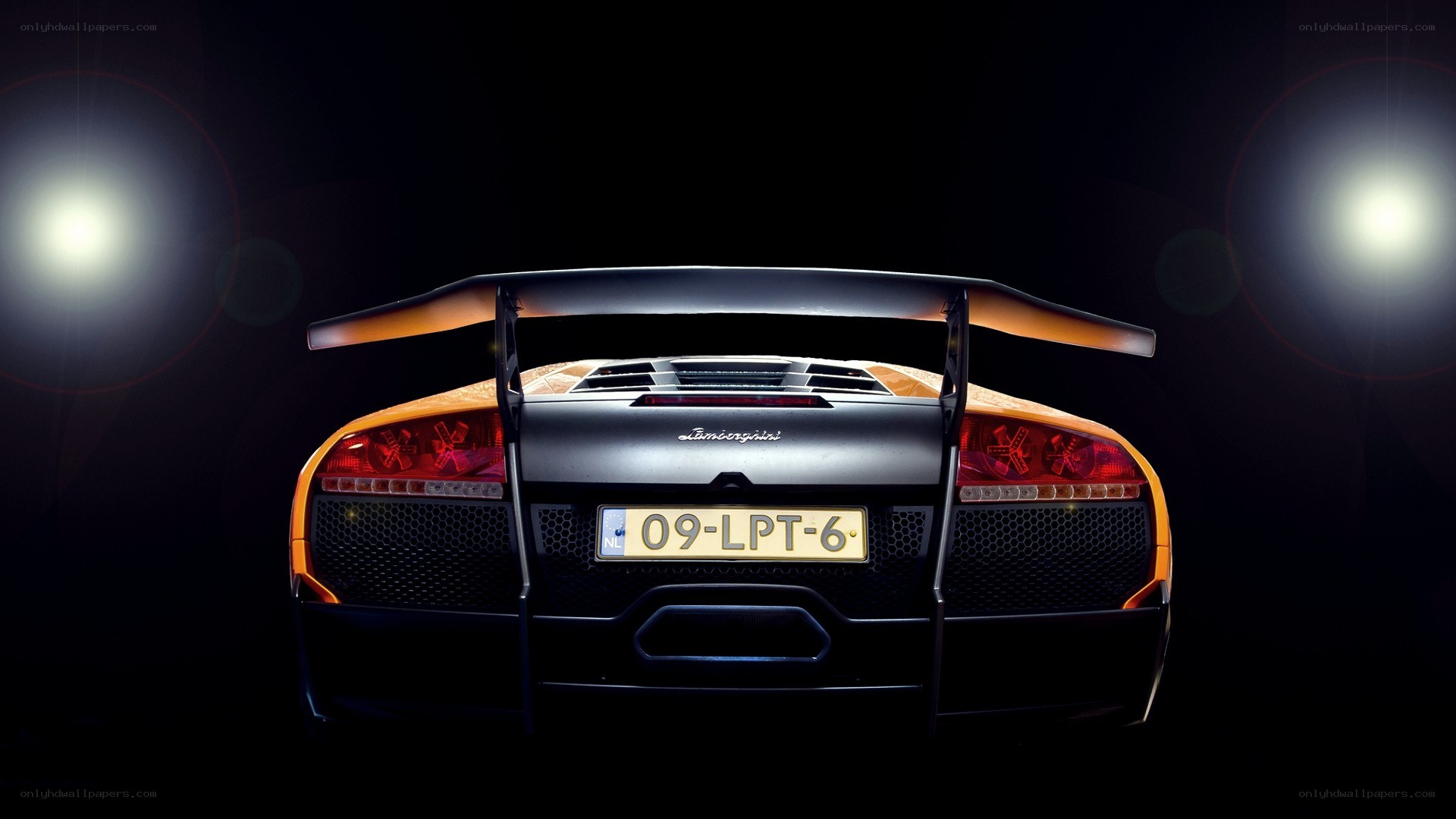 Lamborghini rear view
